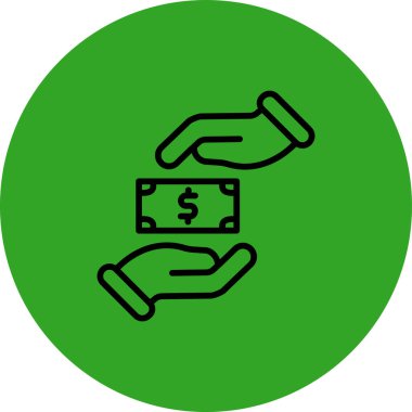 para simgesi vektör illüstrasyonu