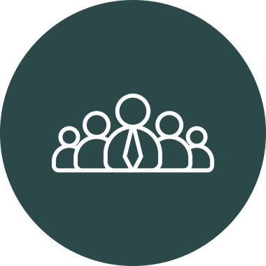 İnsan simgesinin vektör illüstrasyonu