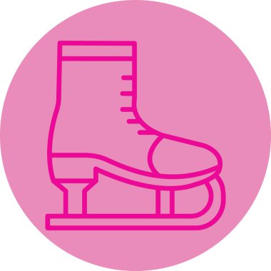 Tek bir simgenin vektör illüstrasyonu