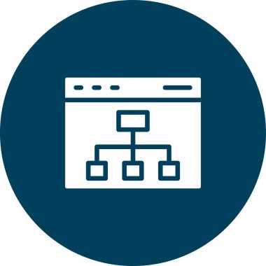 Web sitesi için web simgesi. vektör illüstrasyonu