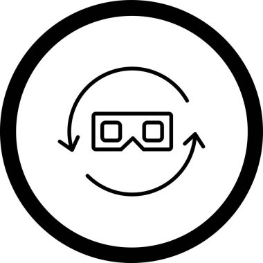 Modern bir simgenin vektör illüstrasyonu