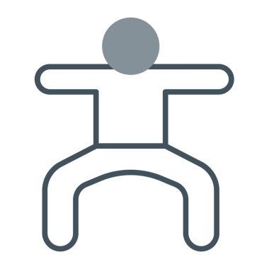 Erkek ikonu. vektör illüstrasyonu