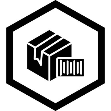 kutu simgesi vektör illüstrasyonu