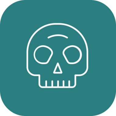 Kafatası web vektör simgesi