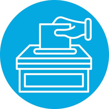 oy kutusu vektörü simgesi