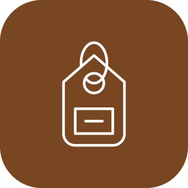 etiket simgesi vektör illüstrasyonu