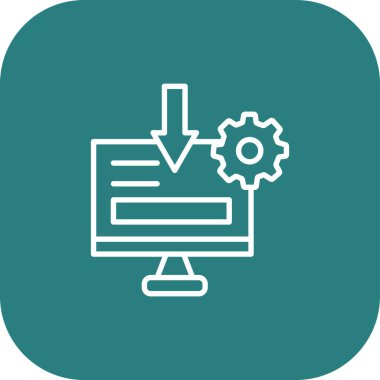 vector settings icon illustration