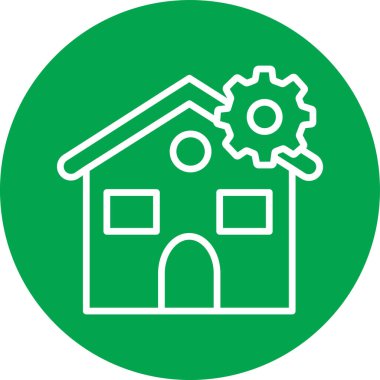 ev simgesi vektör illüstrasyonu