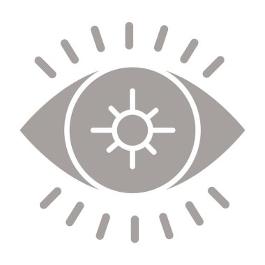 Göz simgesi vektör illüstrasyonu