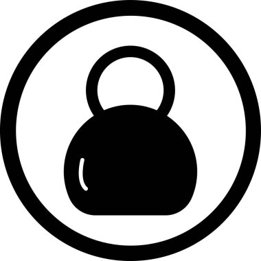 Moda biçimi izole edilmiş çan simgesi