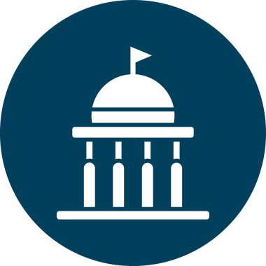 Bir bayrak simgesinin vektör illüstrasyonu