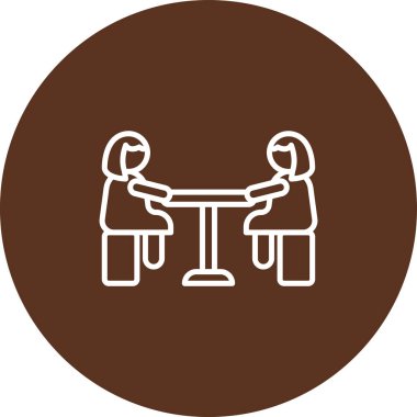 İnsanların vektör illüstrasyonu, toplantı konsepti