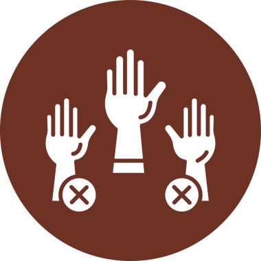 Kes şunu. Web simgesi basit illüstrasyon