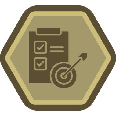 Kontrol listesi vektör simgesi modern basit vektör illüstrasyonu