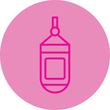 Bir şişe şarap ikonunun vektör çizimi