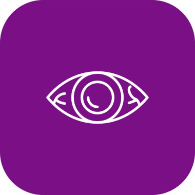 Göz simgesi vektör illüstrasyonu