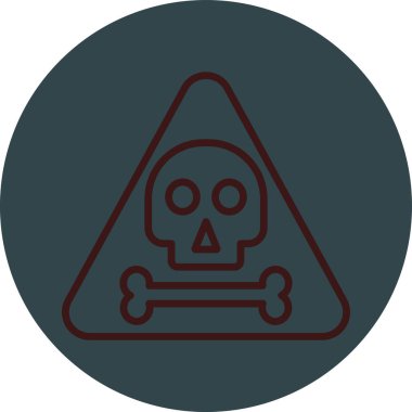 kafatası simgesi modada izole edilmiş arkaplan