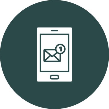 e- posta ileti vektörü simgesi