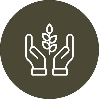 vektör ekoloji ikonu illüstrasyonu