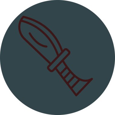 kılıç simgesi vektör illüstrasyonu