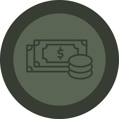 Modern simgenin vektör illüstrasyonu