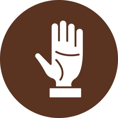 el simgesi vektör illüstrasyonu