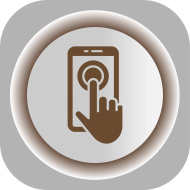 Kablosuz ağ ikonlu akıllı telefon. vektör çizimi