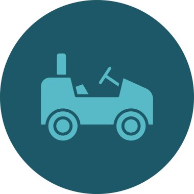 Scooter simgesinin vektör illüstrasyonu