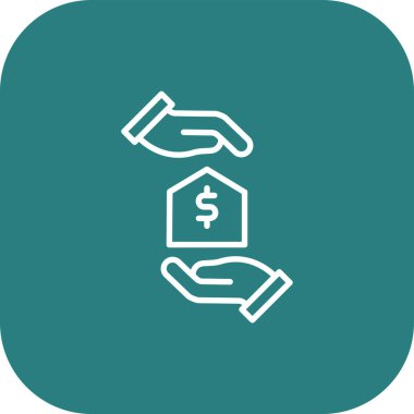 kişisel ve ticari kullanım için para vektörü simgesi simgesi vektör çizimi..