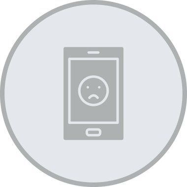 Akıllı telefon simgesi, vektör illüstrasyonu