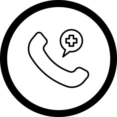 çağrı merkezi simgesi, basit tasarım