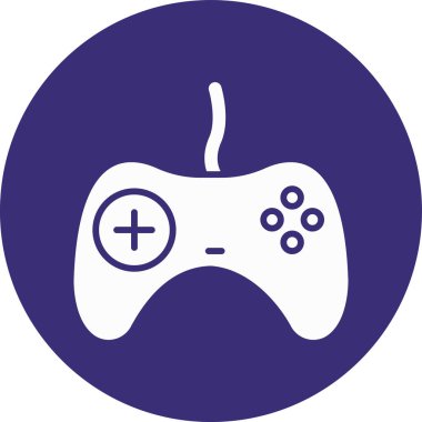 Oyun modern simgesinin vektör illüstrasyonu