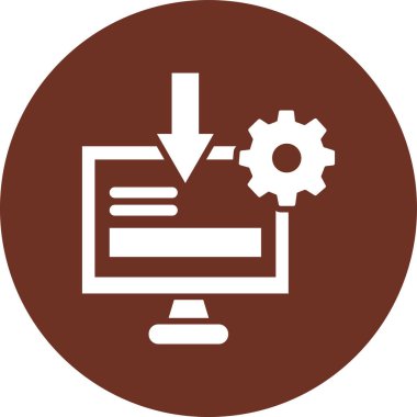 seo modern simgesinin vektör illüstrasyonu