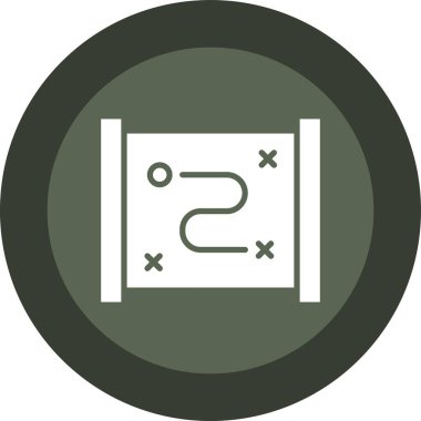 Otelde. Web simgesi basit illüstrasyon