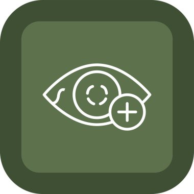 Göz simgesi vektör illüstrasyonu