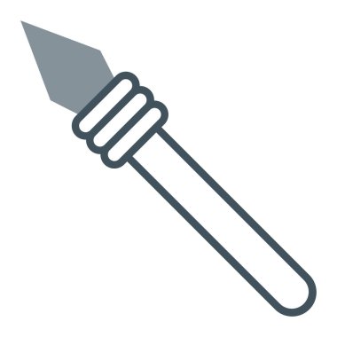 Boya silindiri. Web simgesi basit illüstrasyon