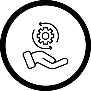 Vektör ayarı Simge illüstrasyonu