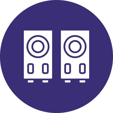 vektör konuşmacıları simgesi illüstrasyonu