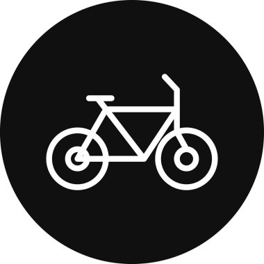 bisiklet ikonu vektör illüstrasyonu