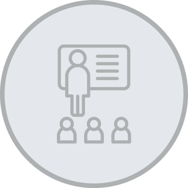 İş adamı ikonu. vektör illüstrasyonu