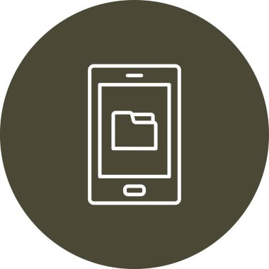 cep telefonu simgesi, vektör illüstrasyon tasarımı