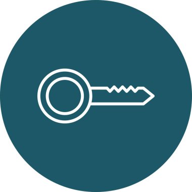 anahtar vektör simgesi modern basit tasarım çizimi