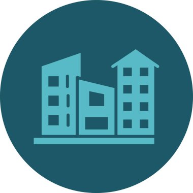 vektör emlak simgesi illüstrasyonu