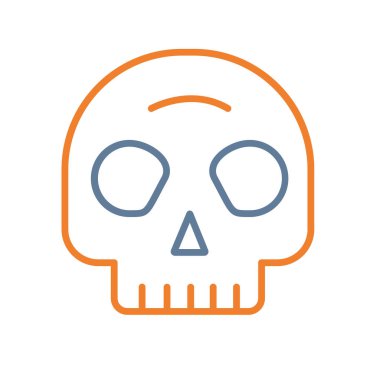 Kurukafa simgesi vektör illüstrasyonu