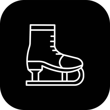 Çizme ayakkabısı simgesi soyut bir grupta izole edildi