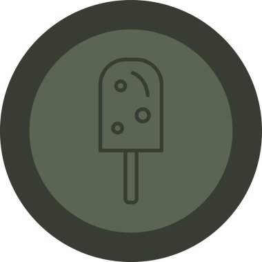 dondurma vektör simgesi