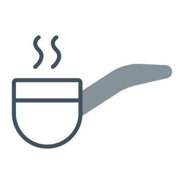 yemek tenceresi simgesi modayla izole edilmiş arkaplan