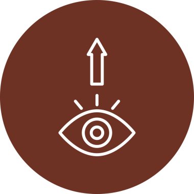 Göz simgesi. vektör illüstrasyonu