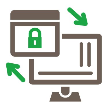 Web sitesi, vektör illüstrasyonu için web tasarım simgesi