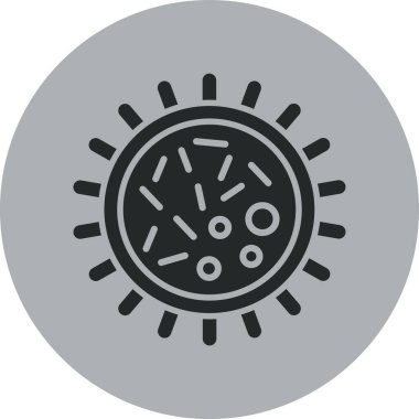 Tıbbi bir simgenin vektör illüstrasyonu